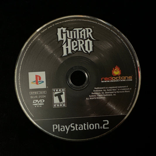 Guitar Hero for PS2 (loose disc)