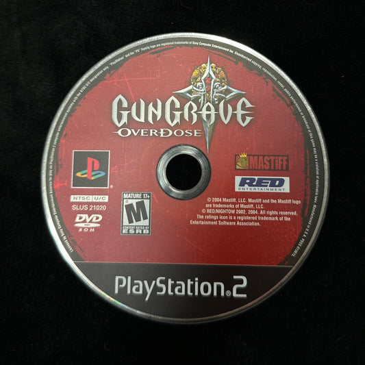 Gun Grave Overdose for PS2 (loose disc)