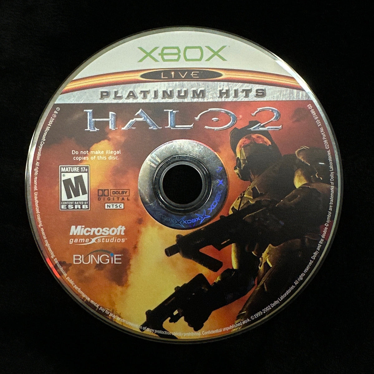 Halo 2 [Platinum Hits] for Xbox (loose disc)