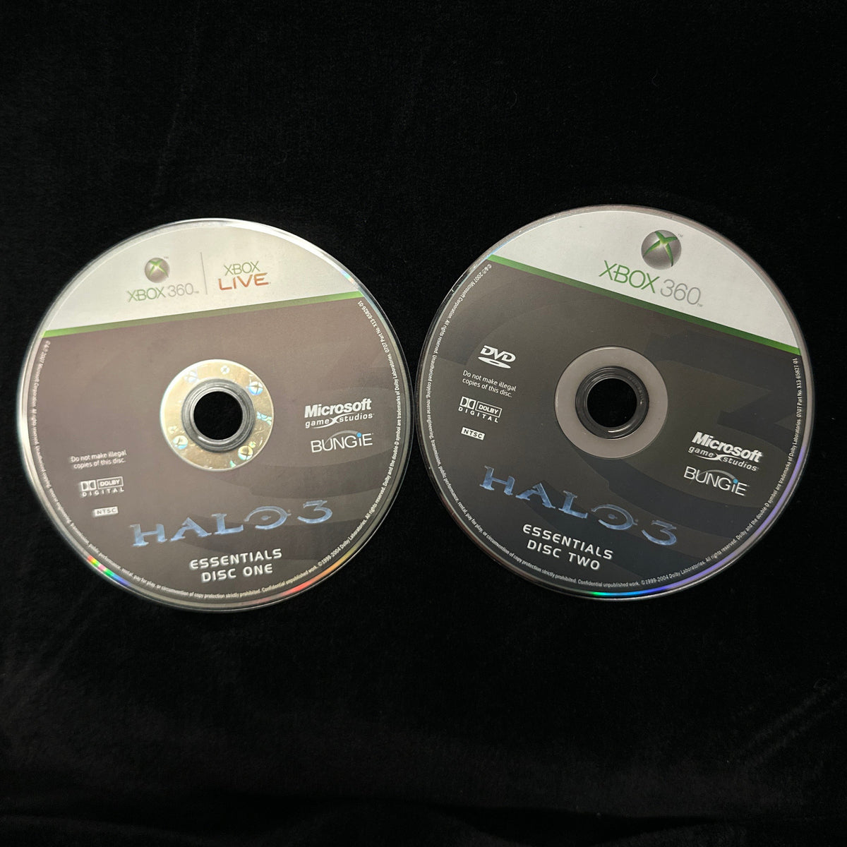 Halo 3 Essentials for Xbox 360 (loose discs)