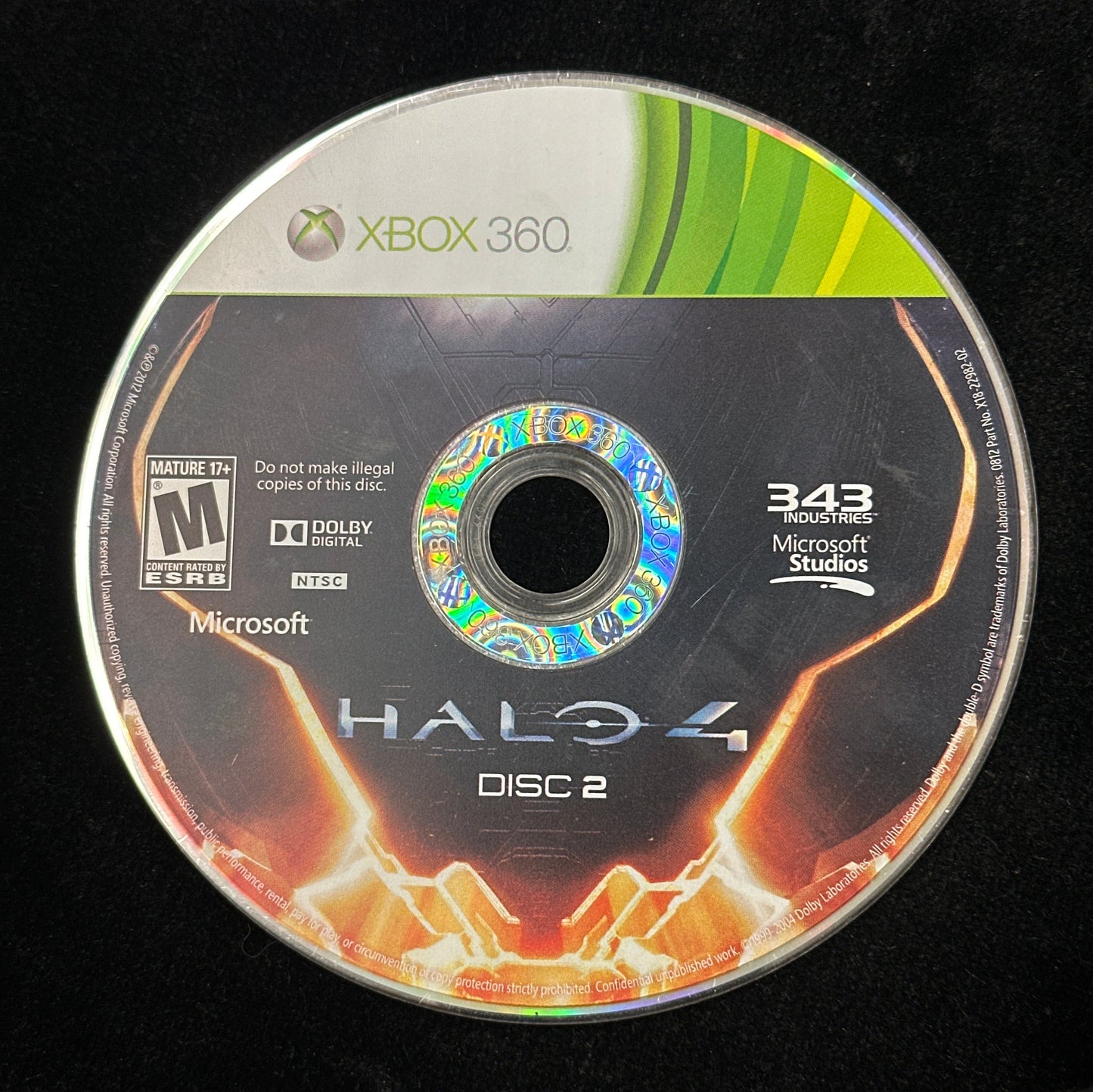 Halo 4 for Xbox 360 Discs 1 & 2 (Loose Discs)