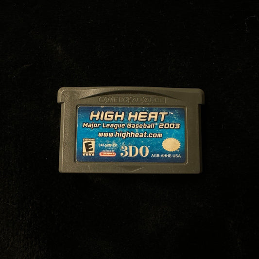 High Heat Major League Baseball 2003 for Game Boy Advance