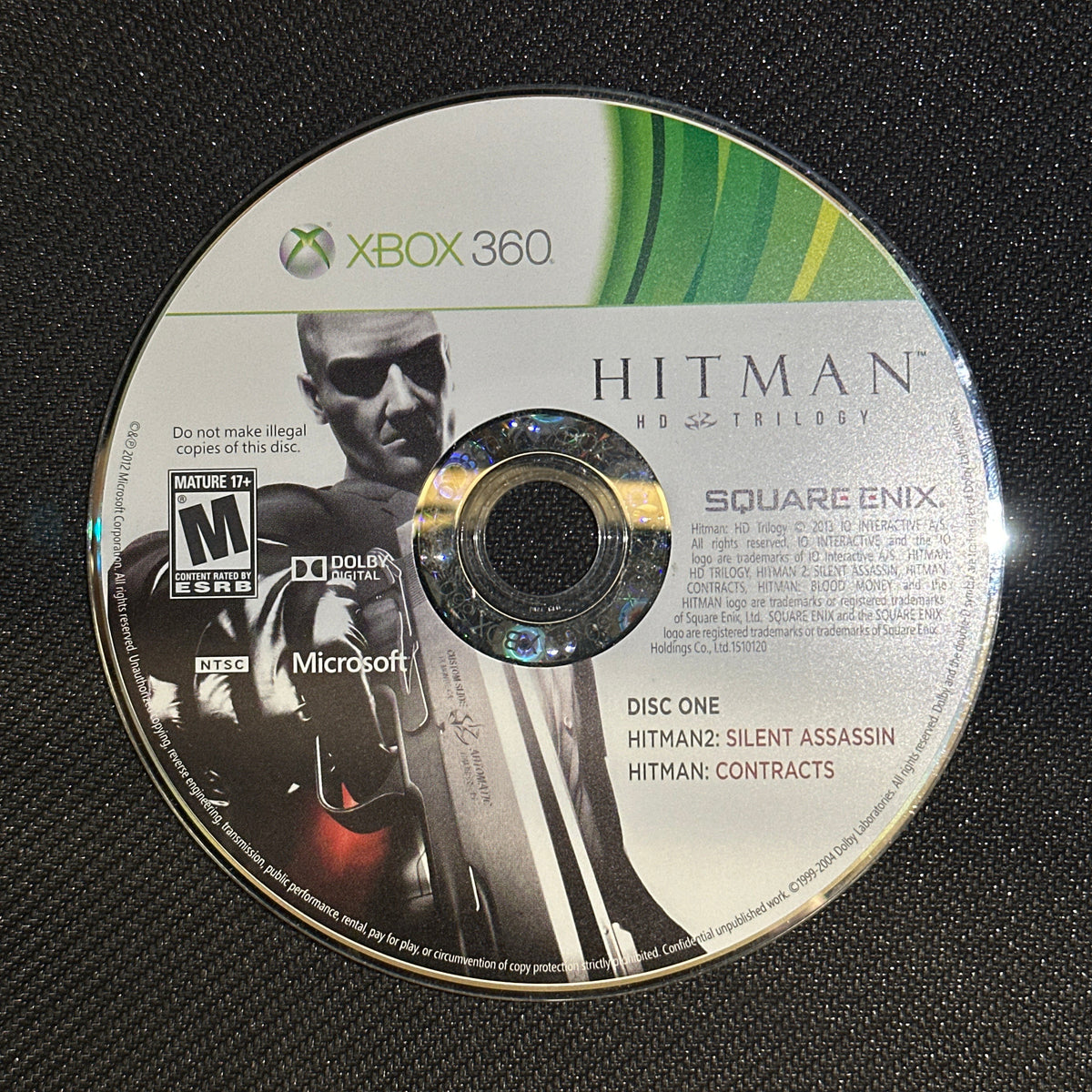 Hitman HD Trilogy for Xbox 360 (Loose Disc 1 & 2)