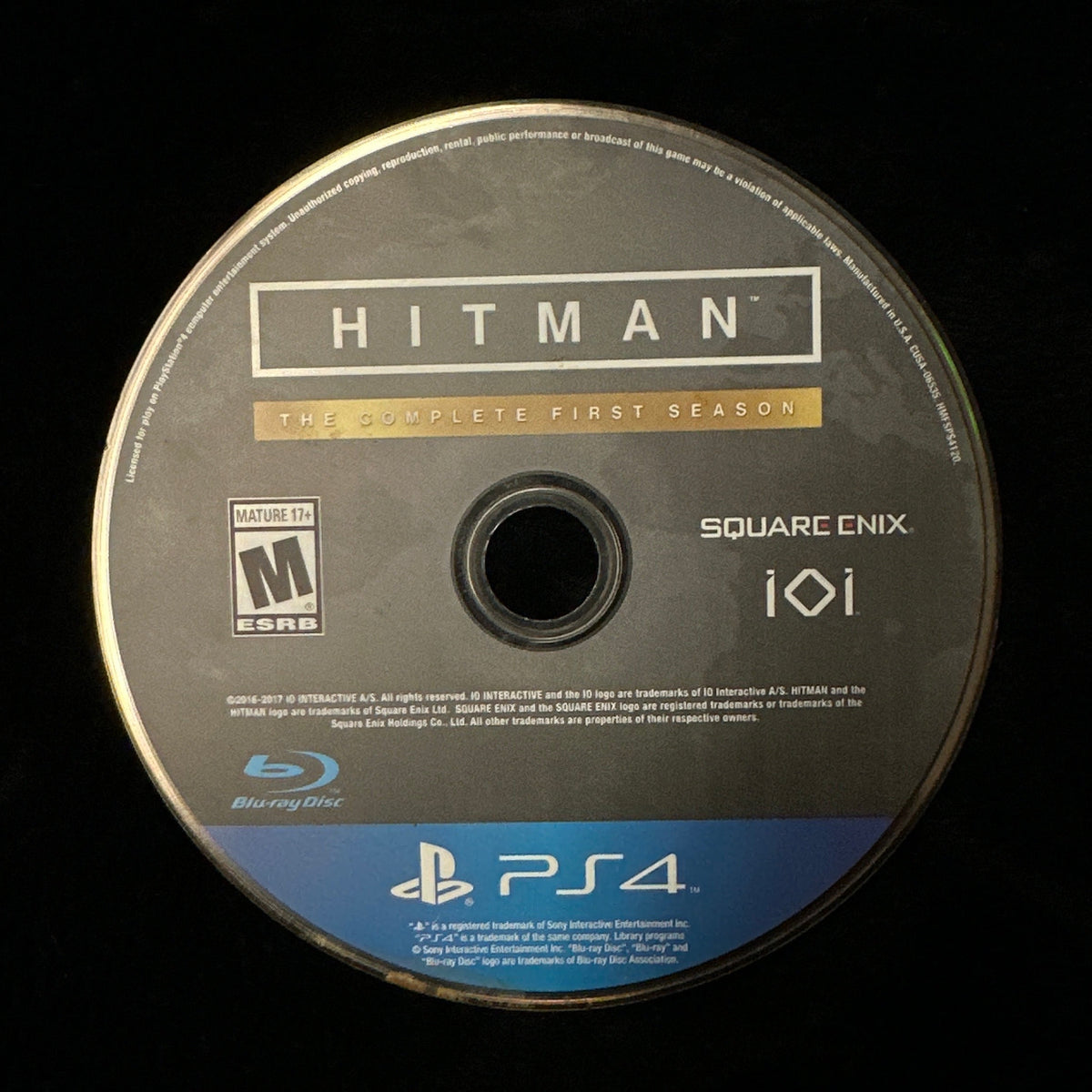 Hitman the Complete First Season for PS4 (loose disc)