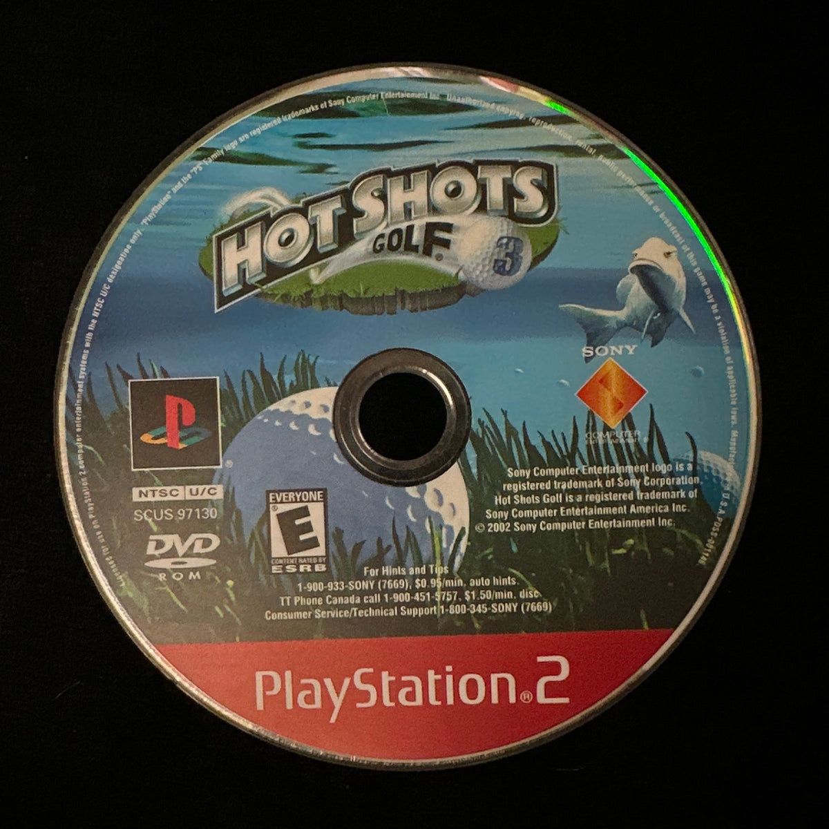 Hot Shots Golf 3 [Greatest Hits] for PlayStation 2 (loose disc)