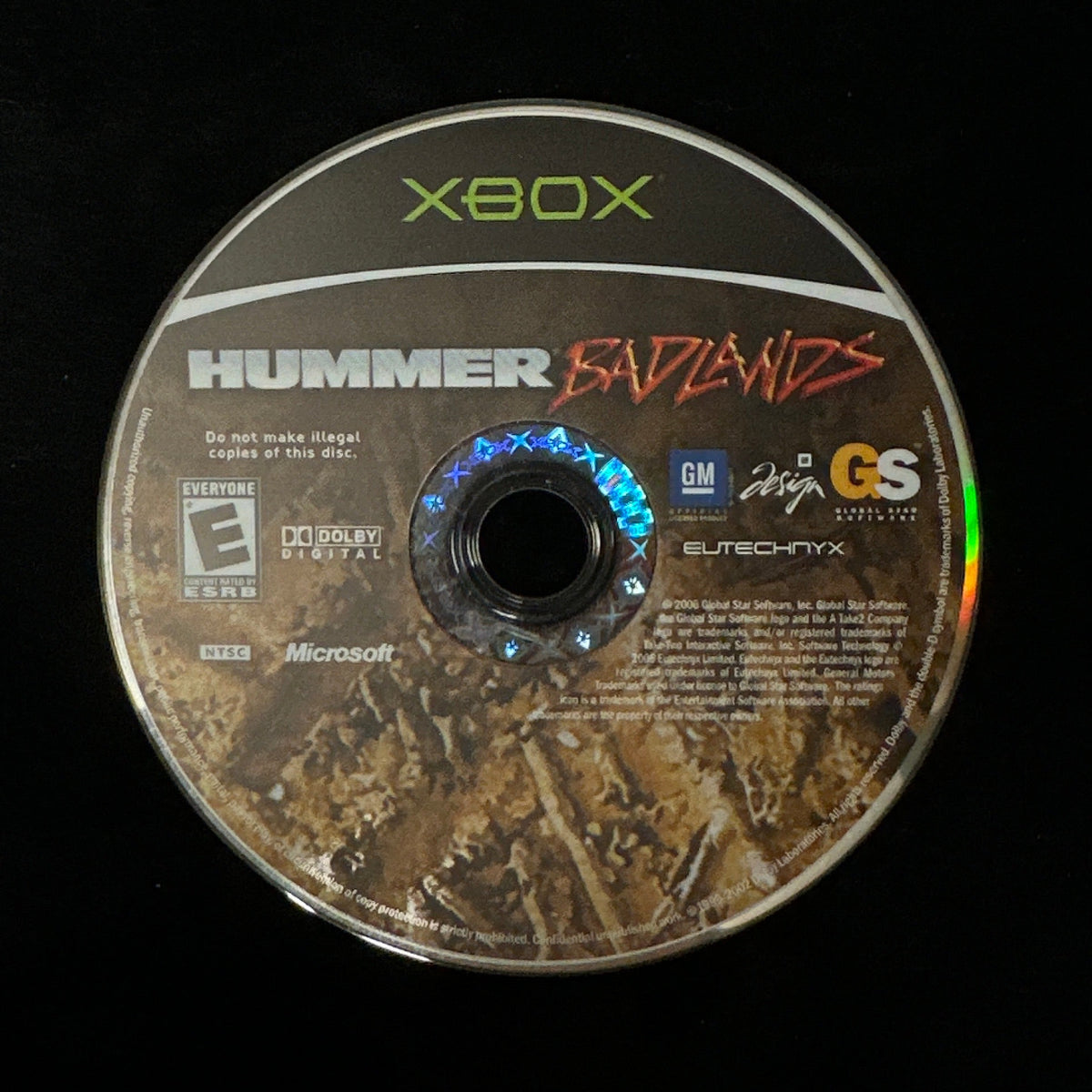 Hummer Badlands or Xbox (loose disc)