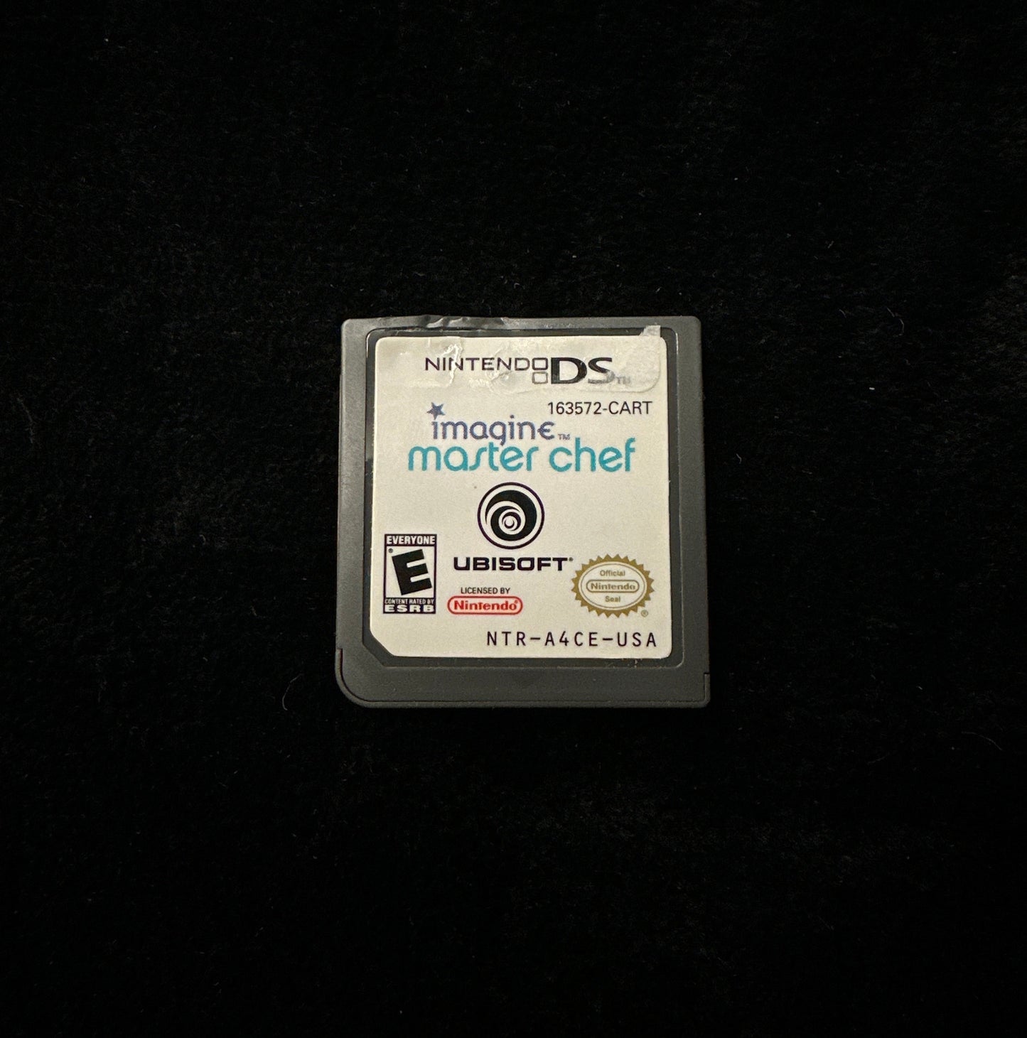 Nintendo DS game card for 'Master Chef' on a black background