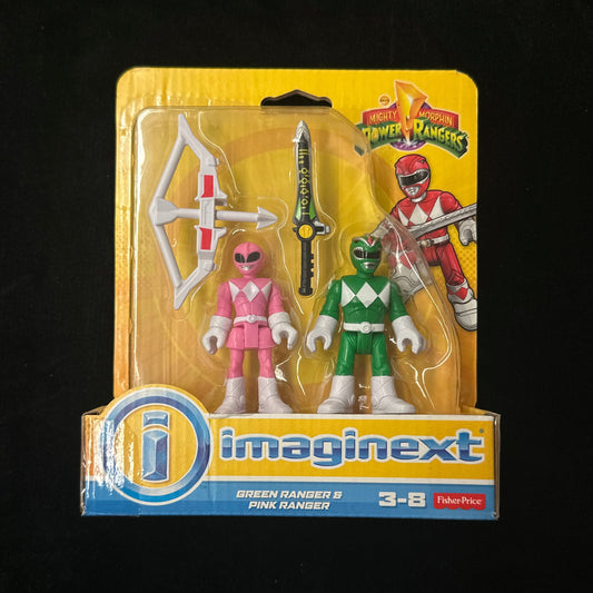 Imaginext Mighty Morphin Green Ranger & Pink Ranger Figure Pack
