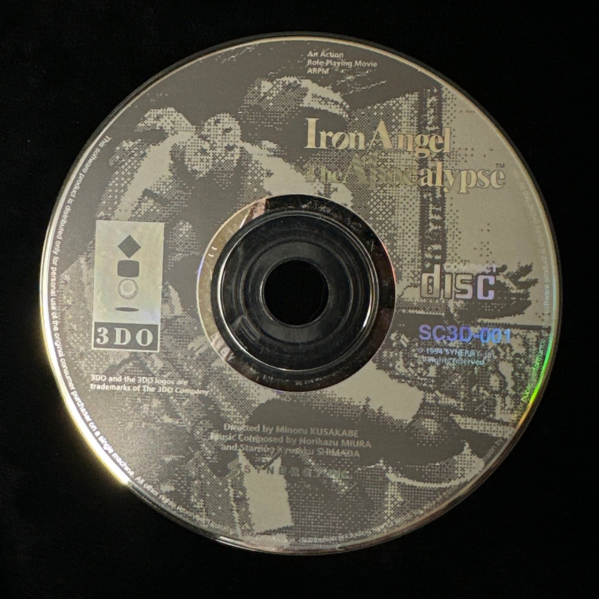 Iron Angel of the Apocalypse for 3DO (loose disc)