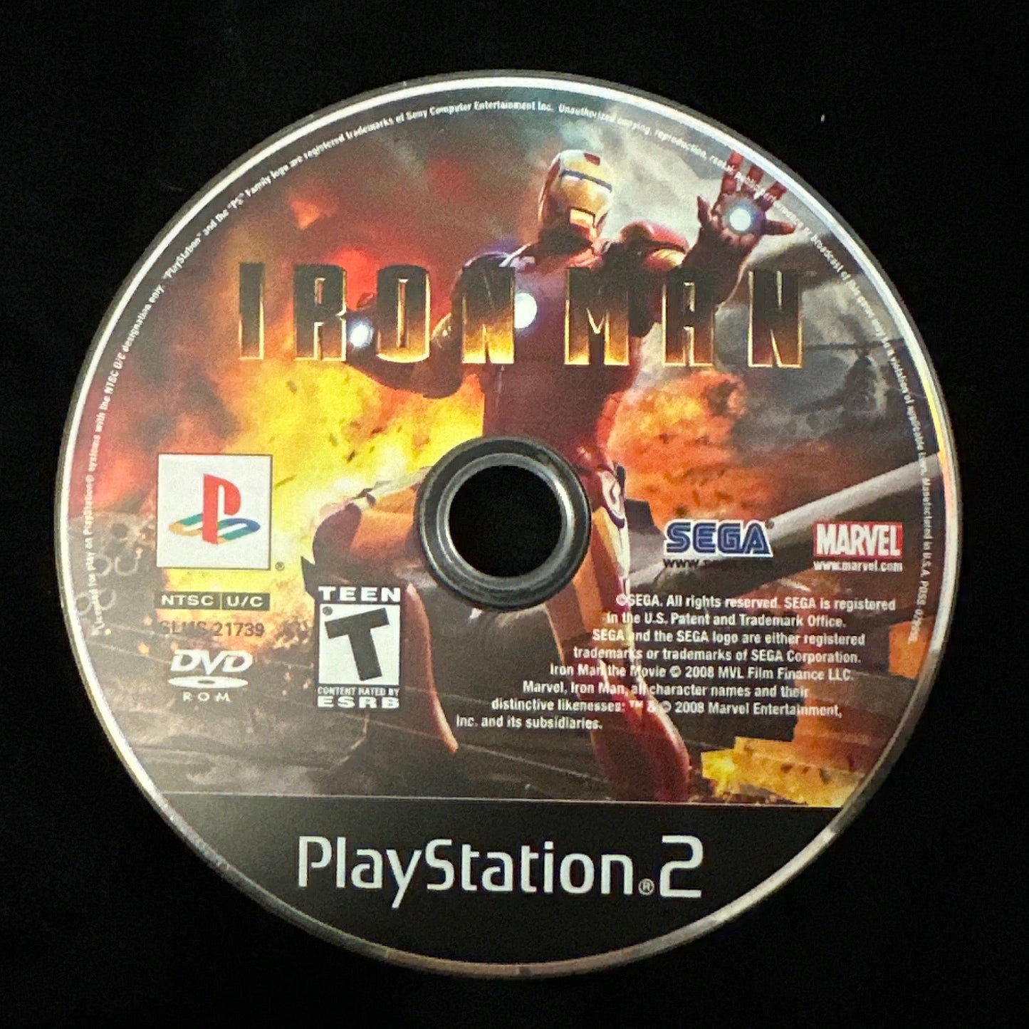 Iron Man for PS2 (loose disc)