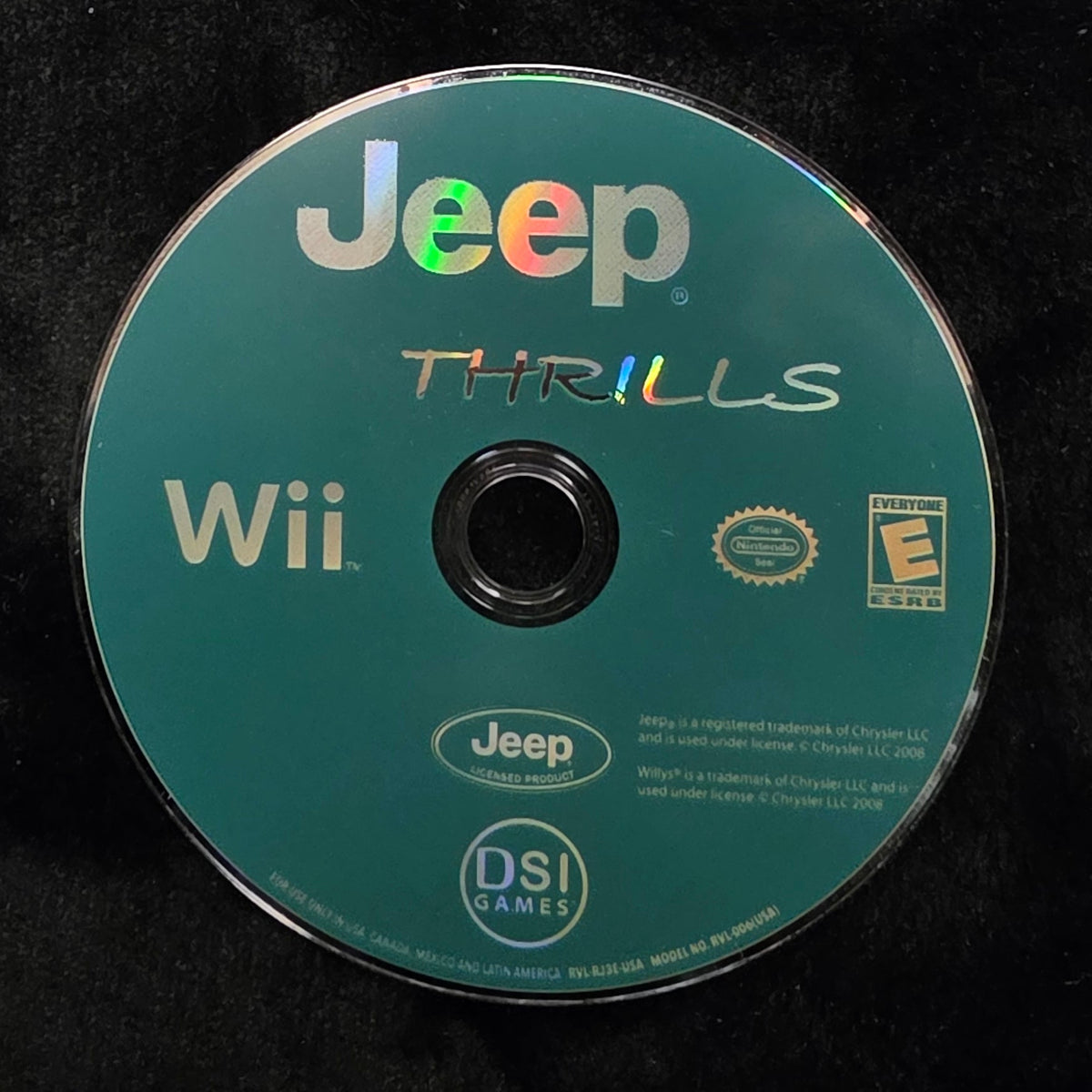 JEEP Thrills for Wii (loose disc)