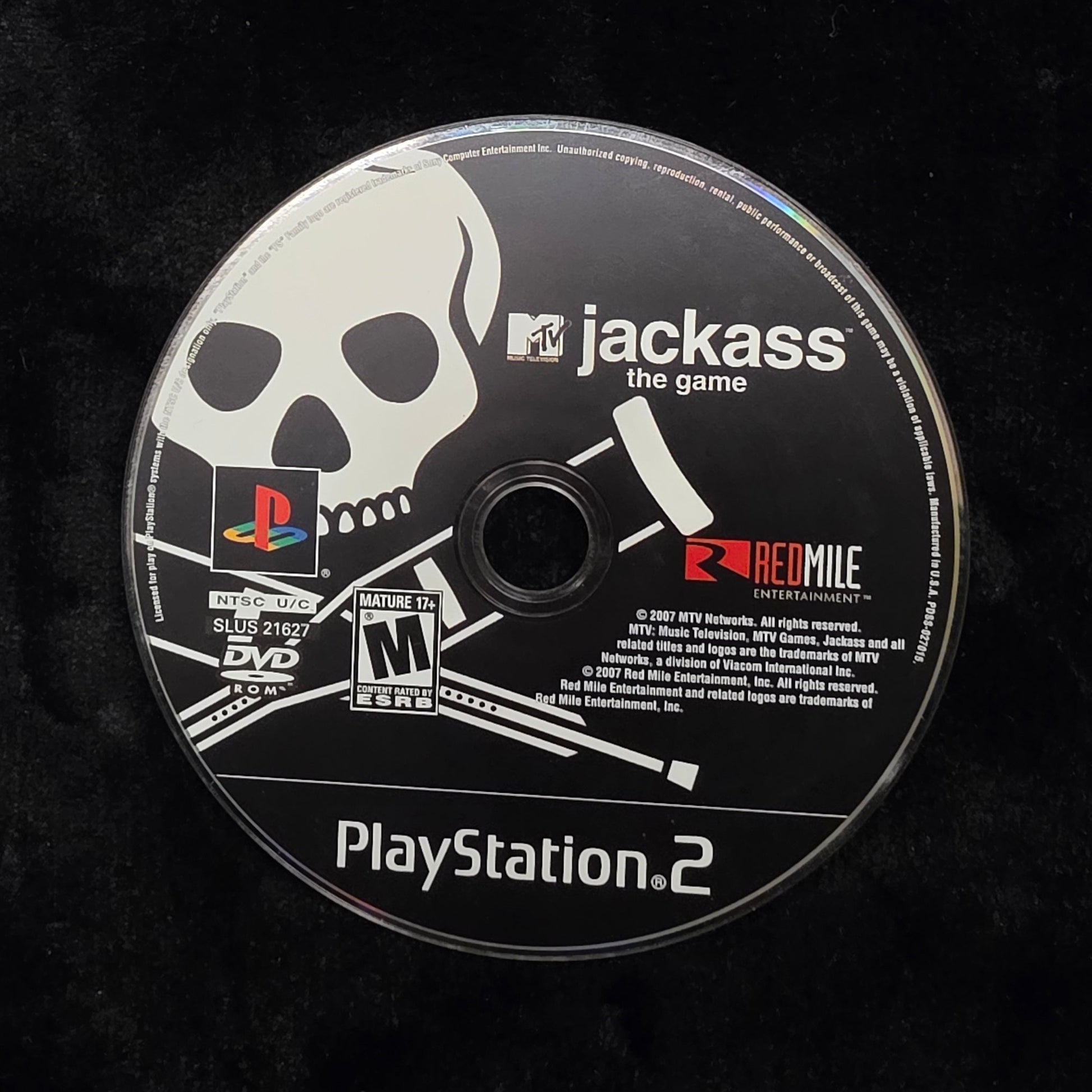 Jackass the Game for PS2 (loose disc)