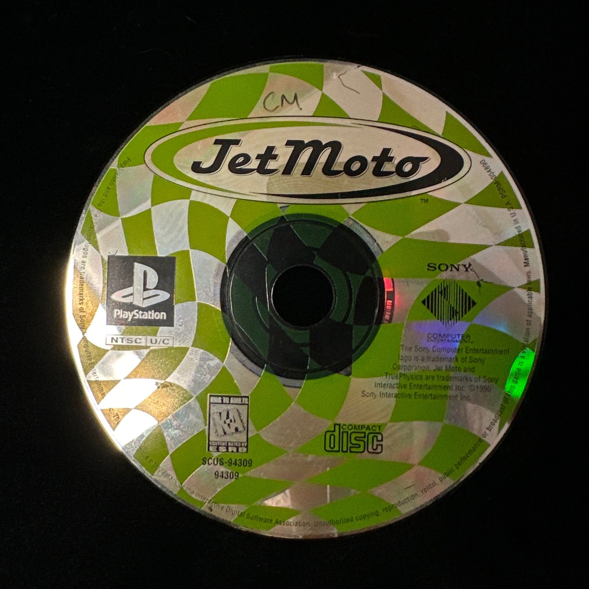 Jet Moto for PlayStation (loose disc) Green