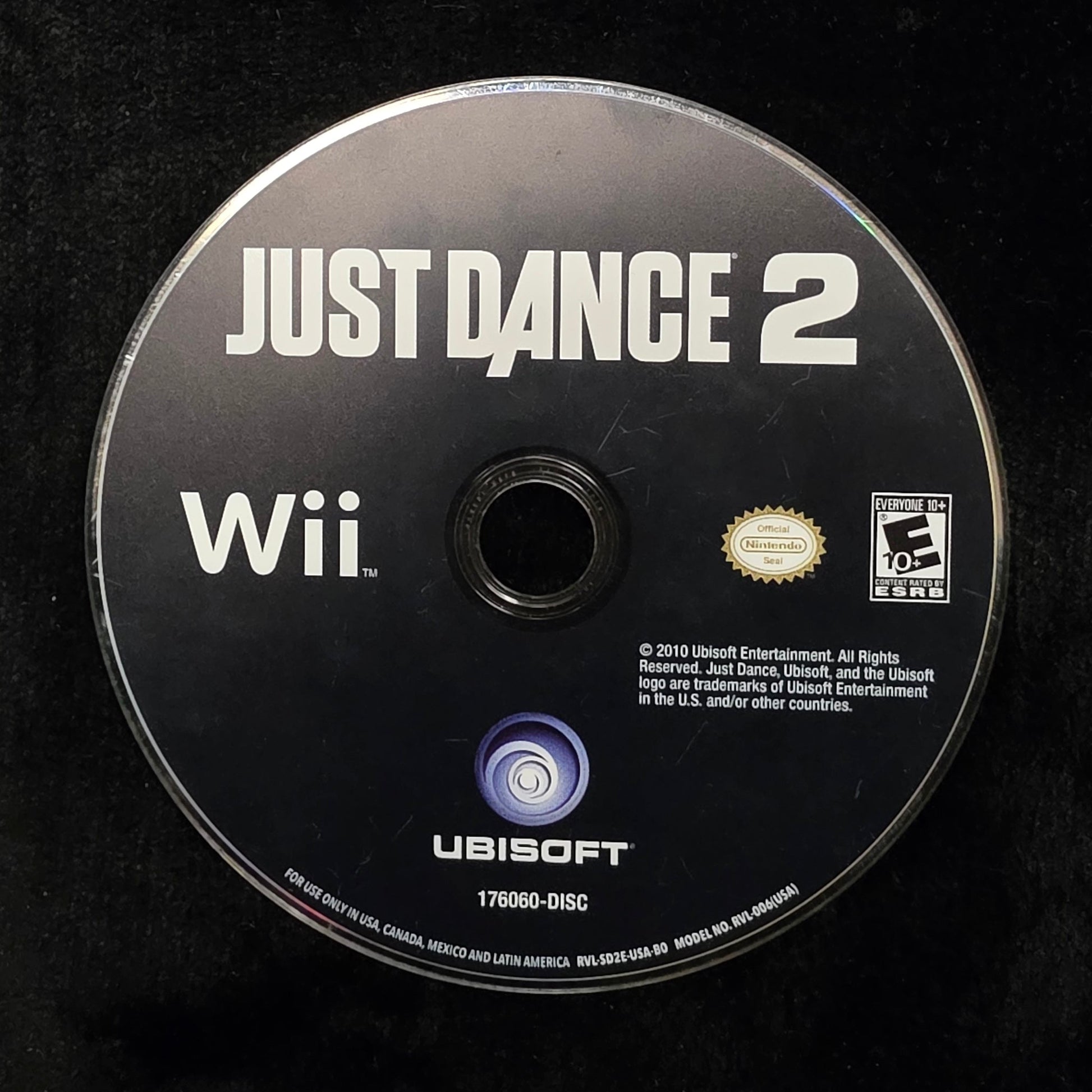 Just Dance 2 for Wii (loose disc)