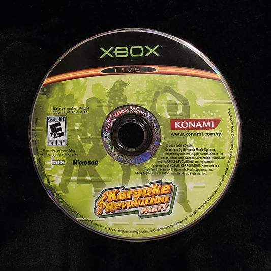 Karaoke Revolution Party for Xbox (loose disc)