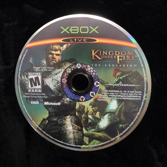 Kingdom Under Fire the Crusaders for Xbox (loose disc)