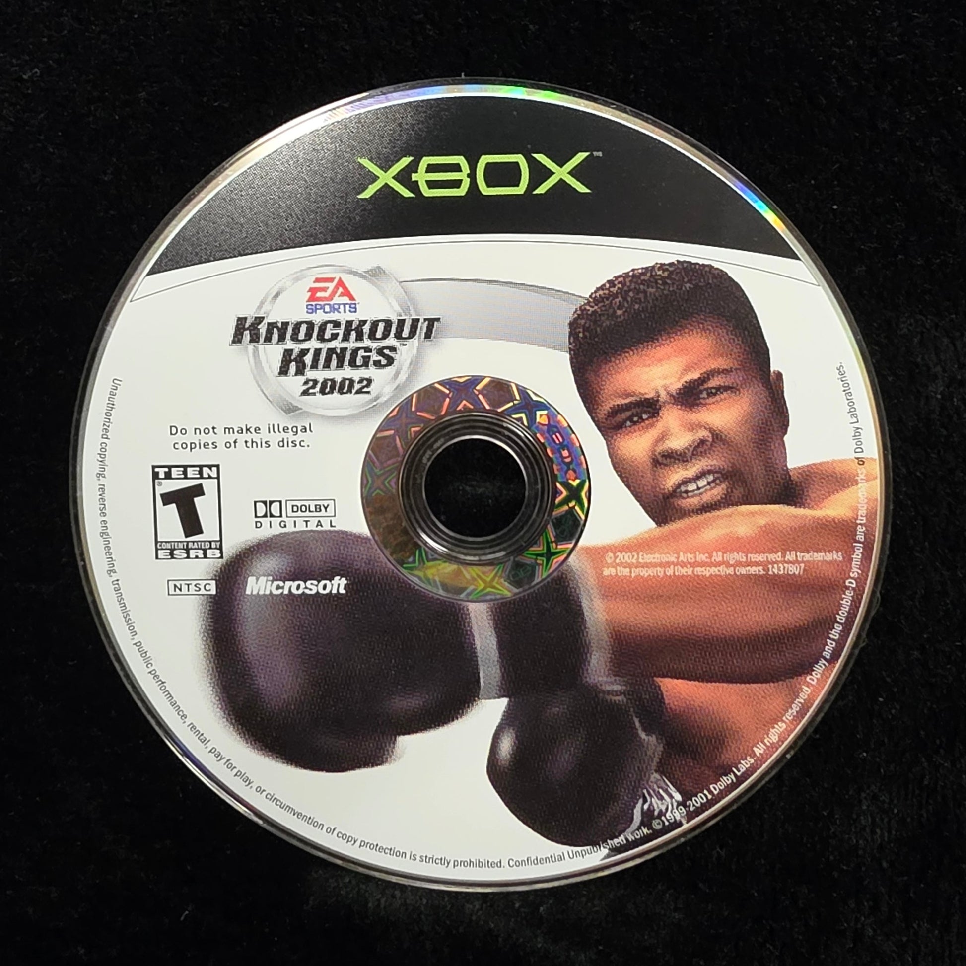 Knockout Kings 2002 for Xbox (loose disc)