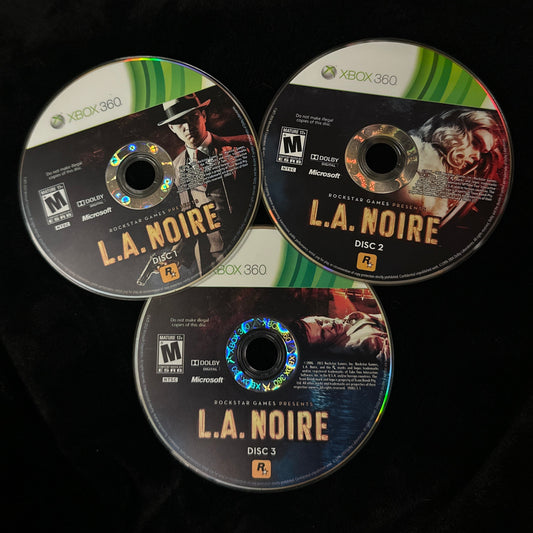 L.A. Noire for Xbox 360 (loose discs)