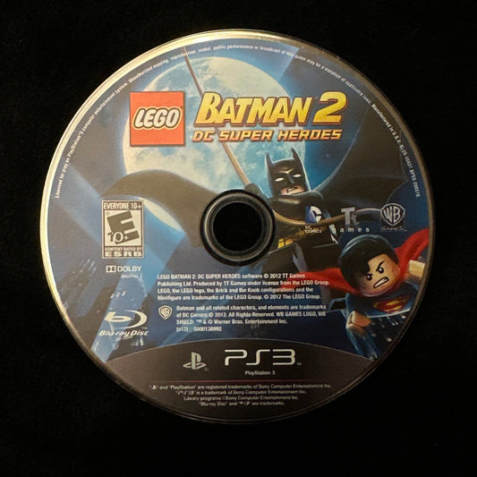 LEGO Batman 2 DC Super Heroes for PS3 (loose disc)