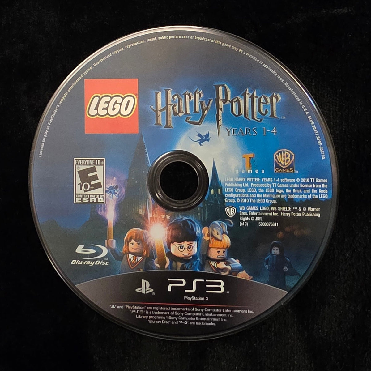 LEGO Harry Potter Years 1-4 for PS3 (loose disc)