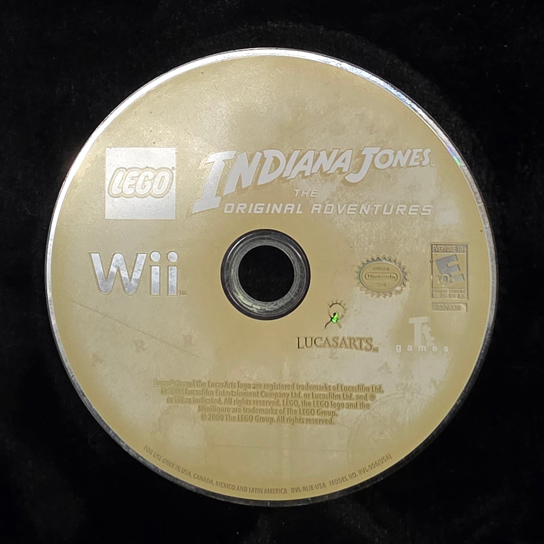 LEGO Indiana Jones the Original Adventures for Wii (loose disc)