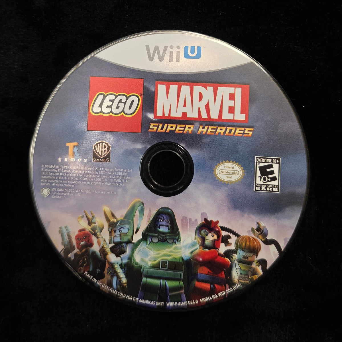 LEGO Marvel Super Heroes for Wii U (loose disc)