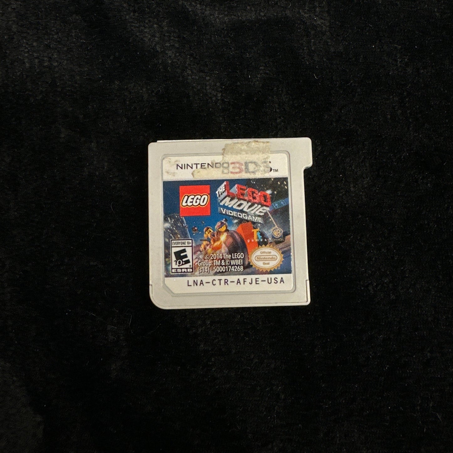 Nintendo DS game cartridge on a dark background