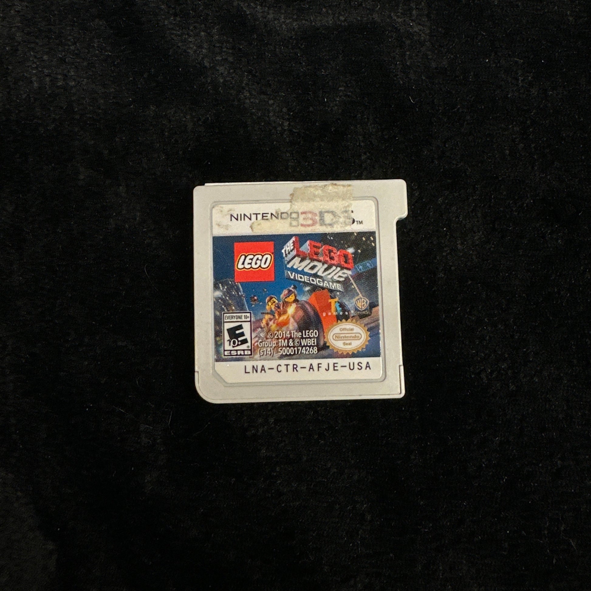 Nintendo DS game cartridge on a dark background