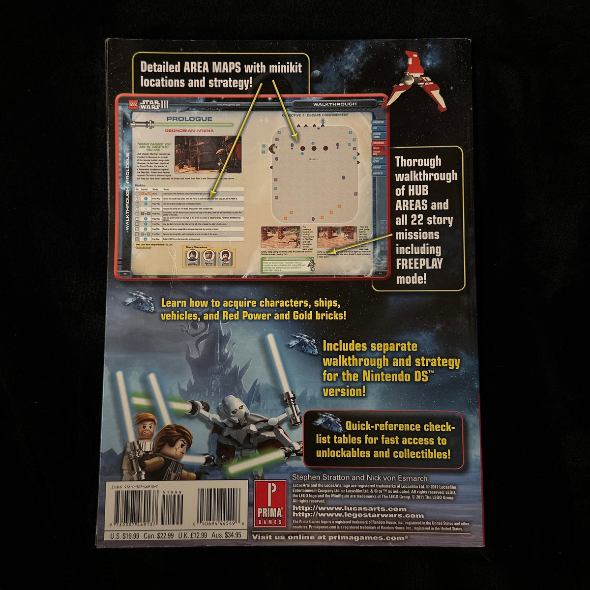 LEGO Star Wars III Prima Official Game Guide  Back