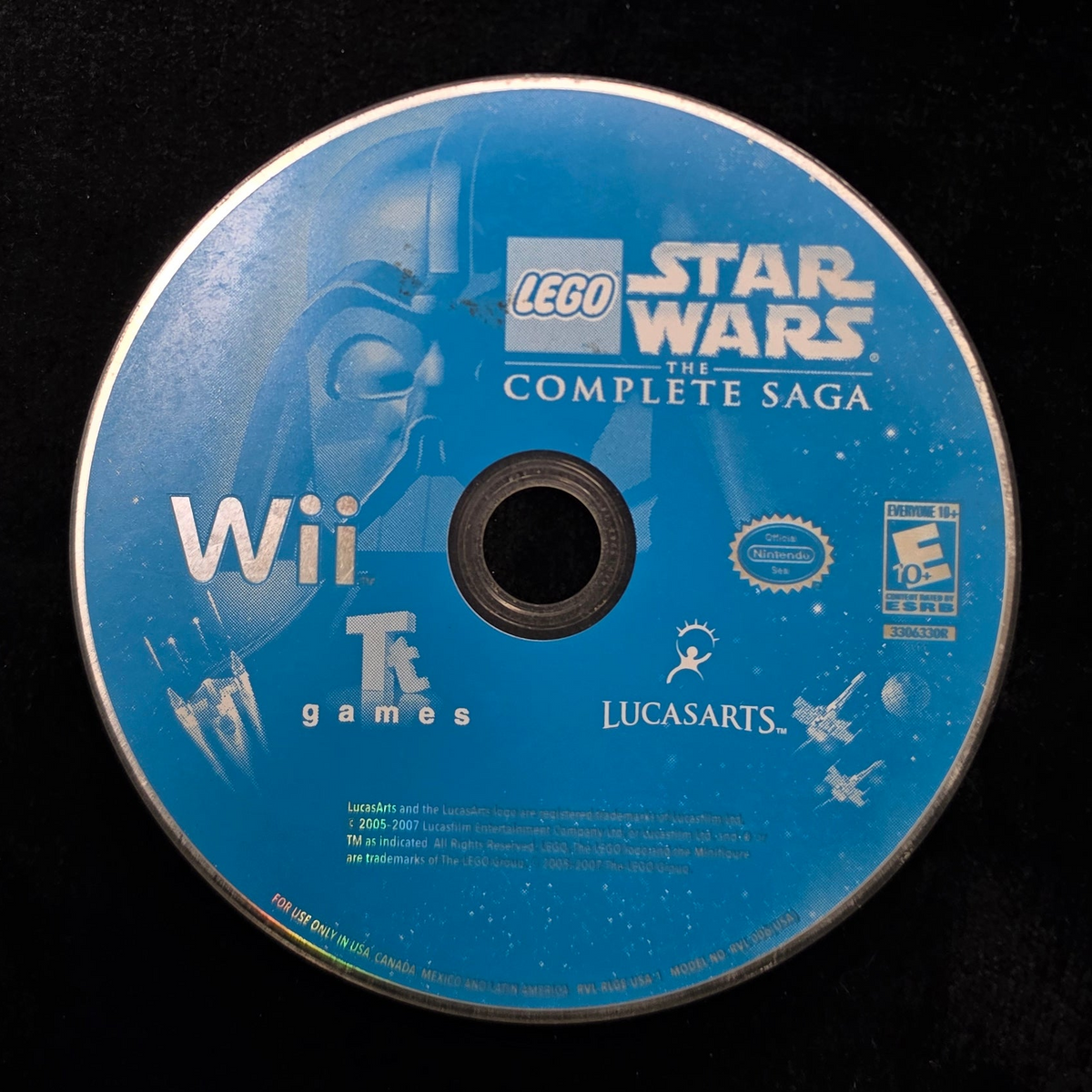 LEGO Star Wars the Complete Saga for Wii (loose disc)