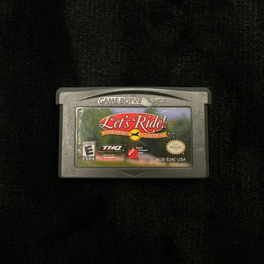 Game cartridge on a black background