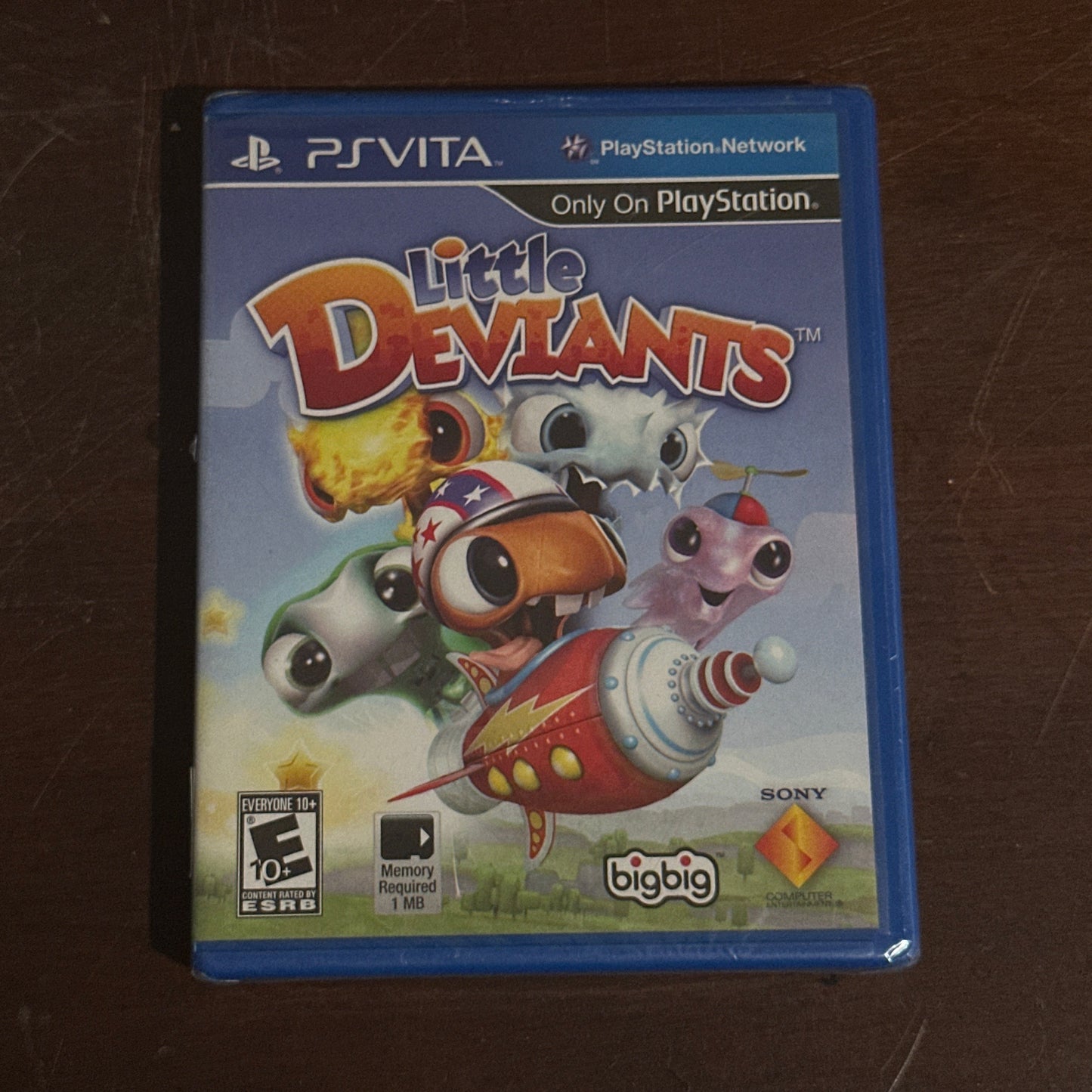 Game case for 'Little Deviants' on PS Vita with colorful characters