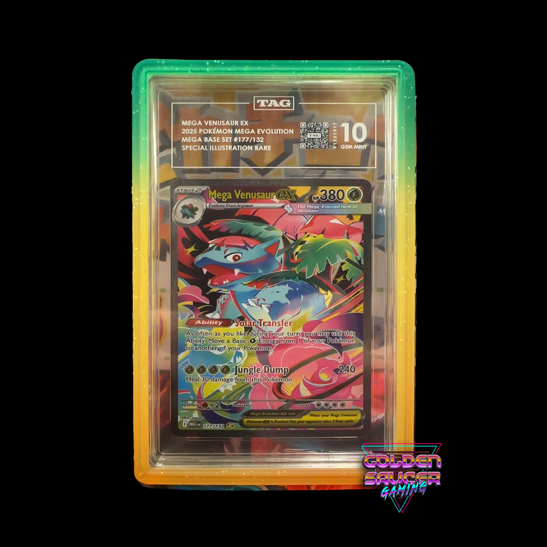 MEGA VENUSAUR EX 2025 POKÉMON MEGA EVOLUTION MEGA BASE SET #177/132 SIR 10 GEM MINT