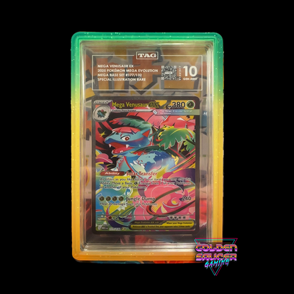 MEGA VENUSAUR EX 2025 POKÉMON MEGA EVOLUTION MEGA BASE SET #177/132 SIR 10 GEM MINT