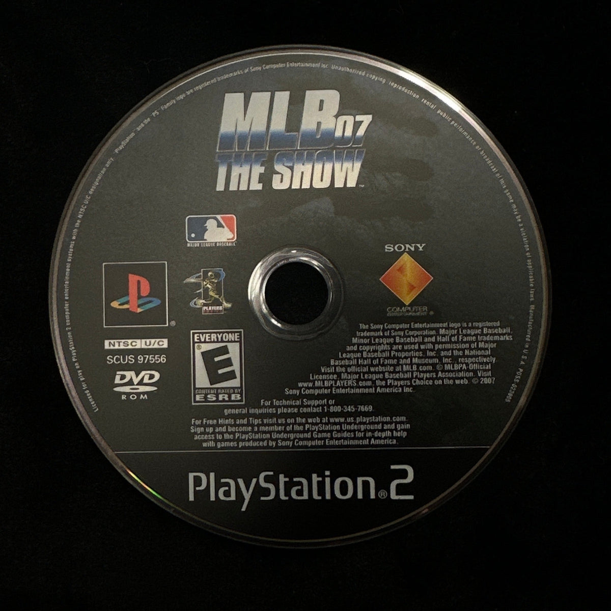 MLB the Show 07 for PS2 (loose disc)