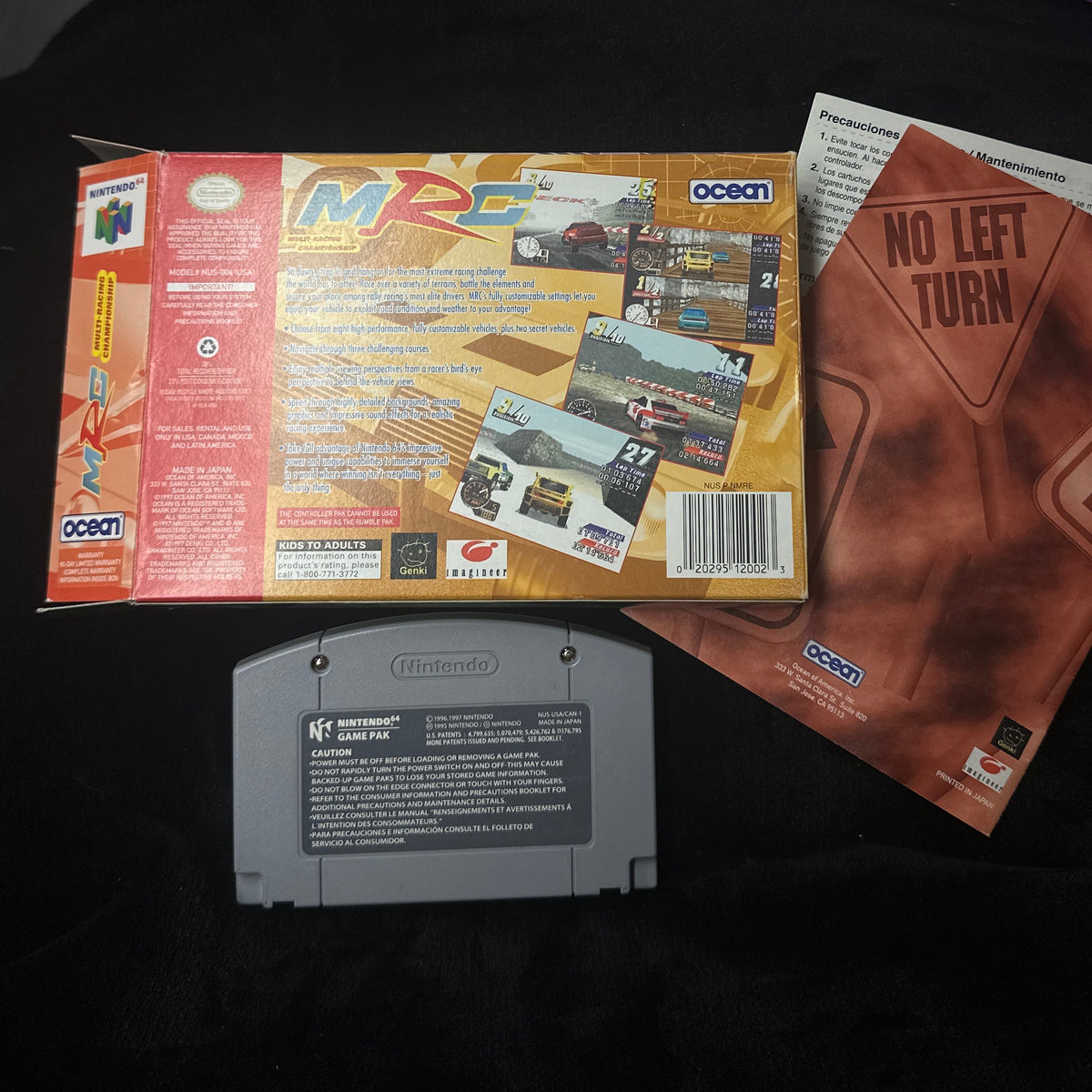 MRC Multi Racing Championship for Nintendo 64 (CIB) back