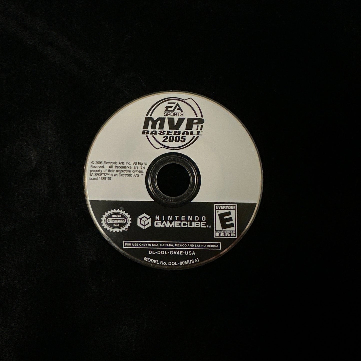 MVP Baseball 2005 for Nintendo GameCube (loose disc)