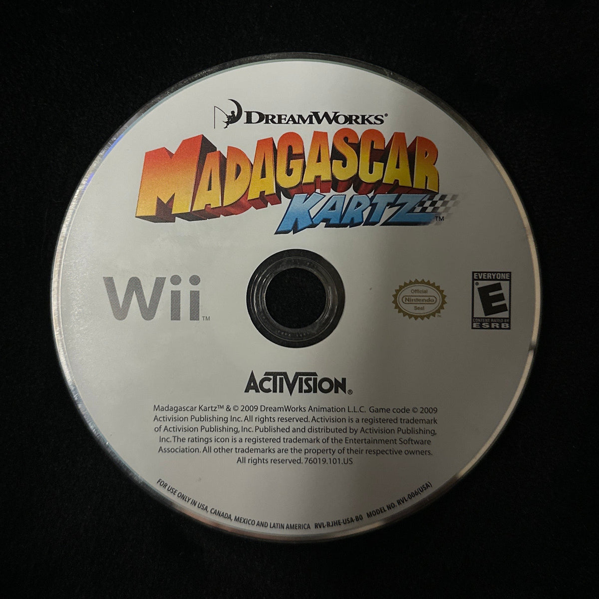 Madagascar Kartz for Wii (loose disc)