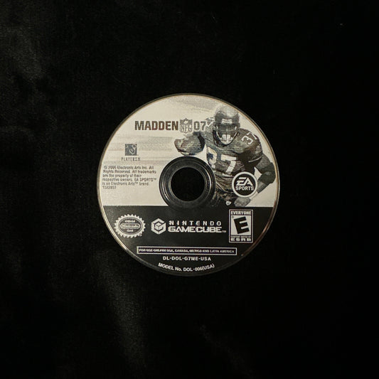 Madden 07 for Nintendo GameCube (loose disc)
