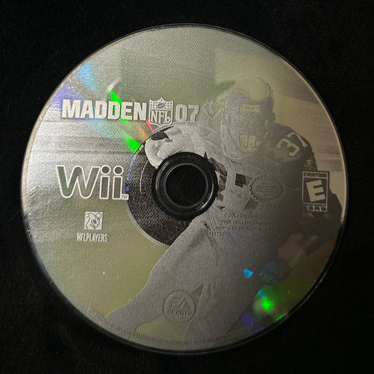 Madden 07 for Wii (loose disc)