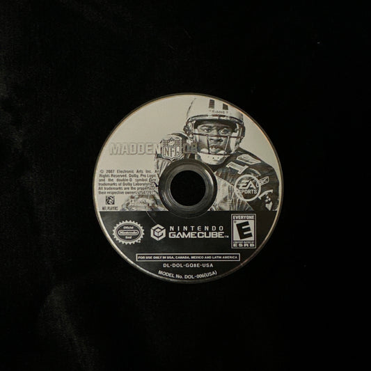 Madden 08 for Nintendo GameCube (loose disc)