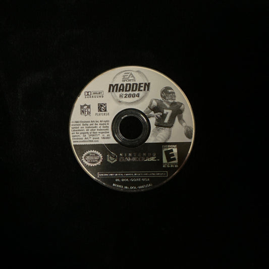 Madden 2004 for Nintendo GameCube (loose disc) 