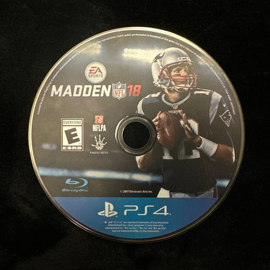 Madden NFL 18 for PS4 (loose disc)