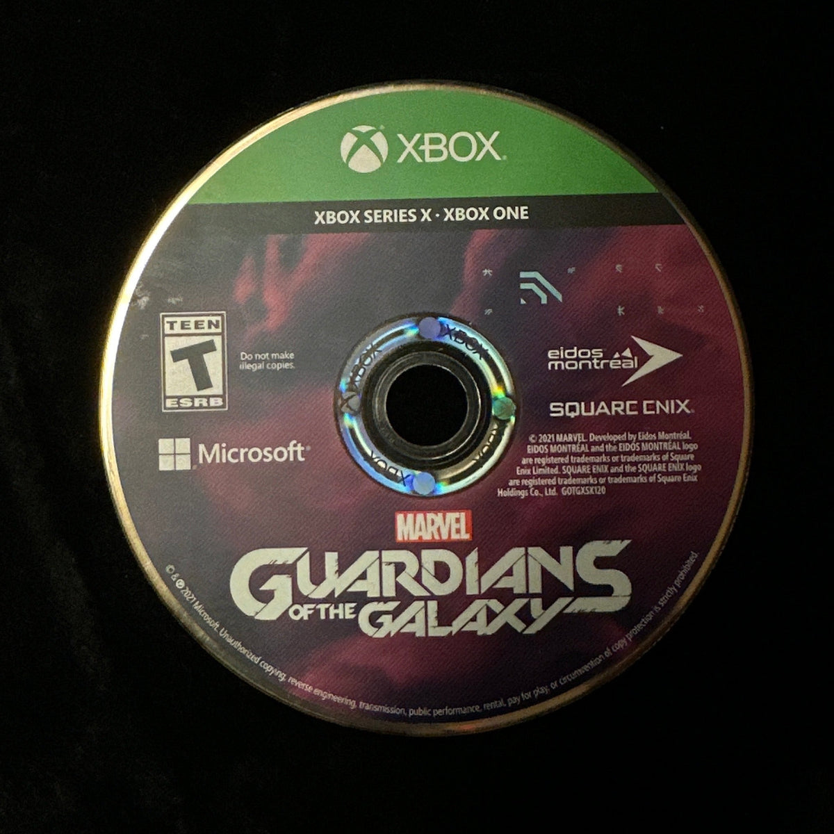Marvel’s Guardians of the Galaxy for Xbox (loose disc)