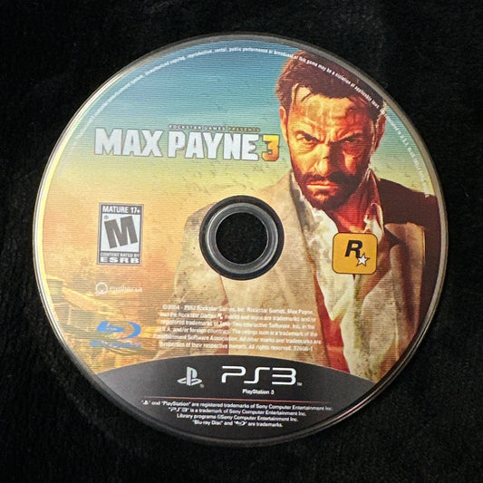 Max Payne 3 for PS3 (loose disc)