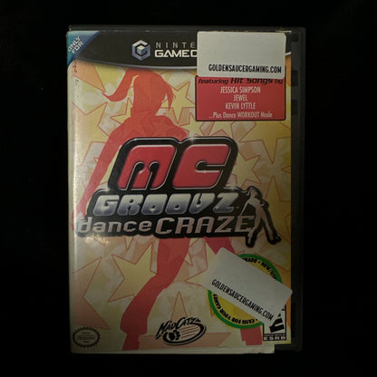 MC Groovy Dance Craze game case on a dark background