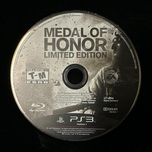 Medal of Honor Limited Edition for PS3 (loose disc)