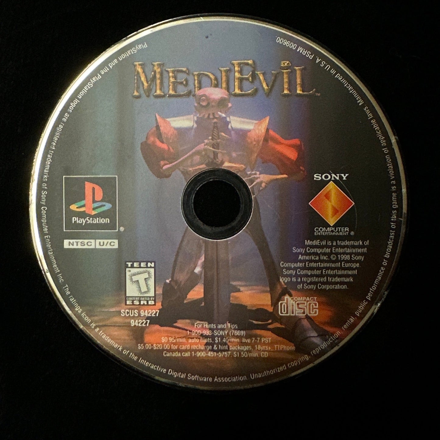 MediEval for PlayStation (a disc)