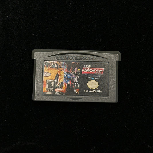 Game cartridge on a black background