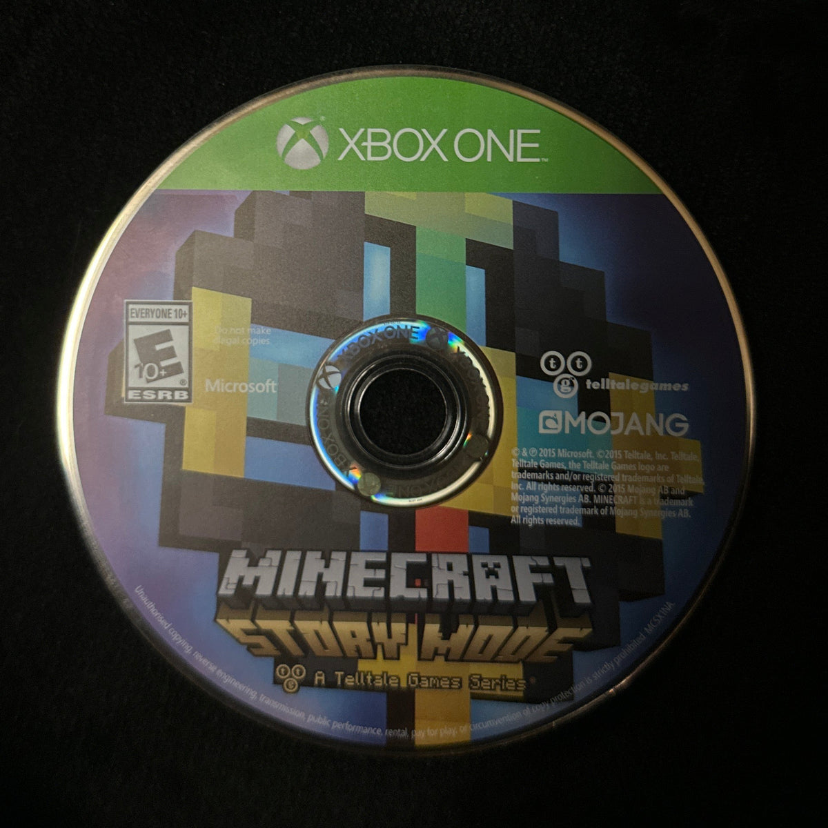 Minecraft Story Mode Season Pass for Xbox One (loose disc)